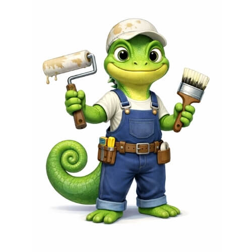 Mascotte peintre - Votre peintre à Fenouillet